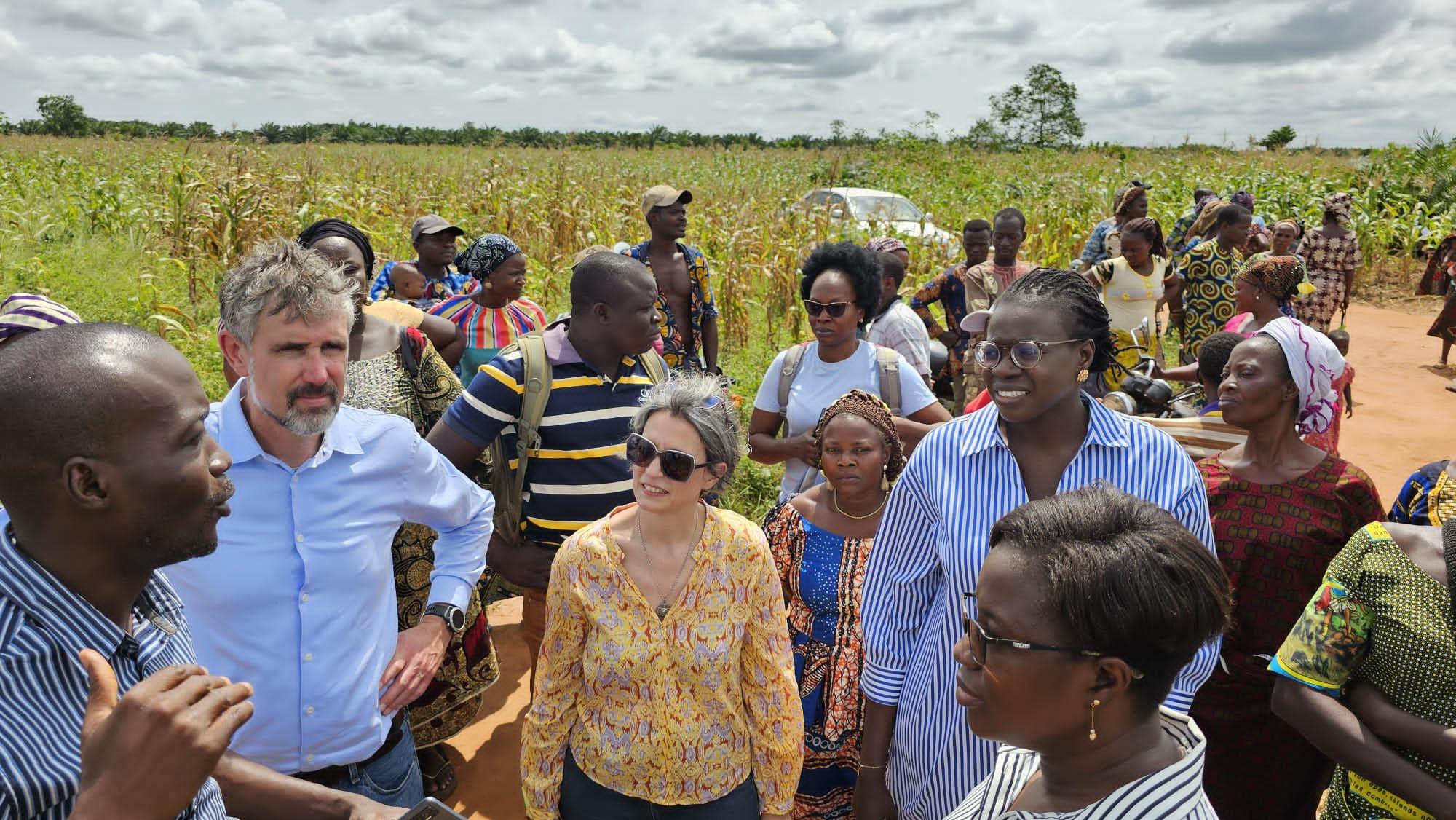 En visite au Bénin, les directeurs opération et People & talent découvrent l'engagement, les résultats et les réalisations opérés par Enabel