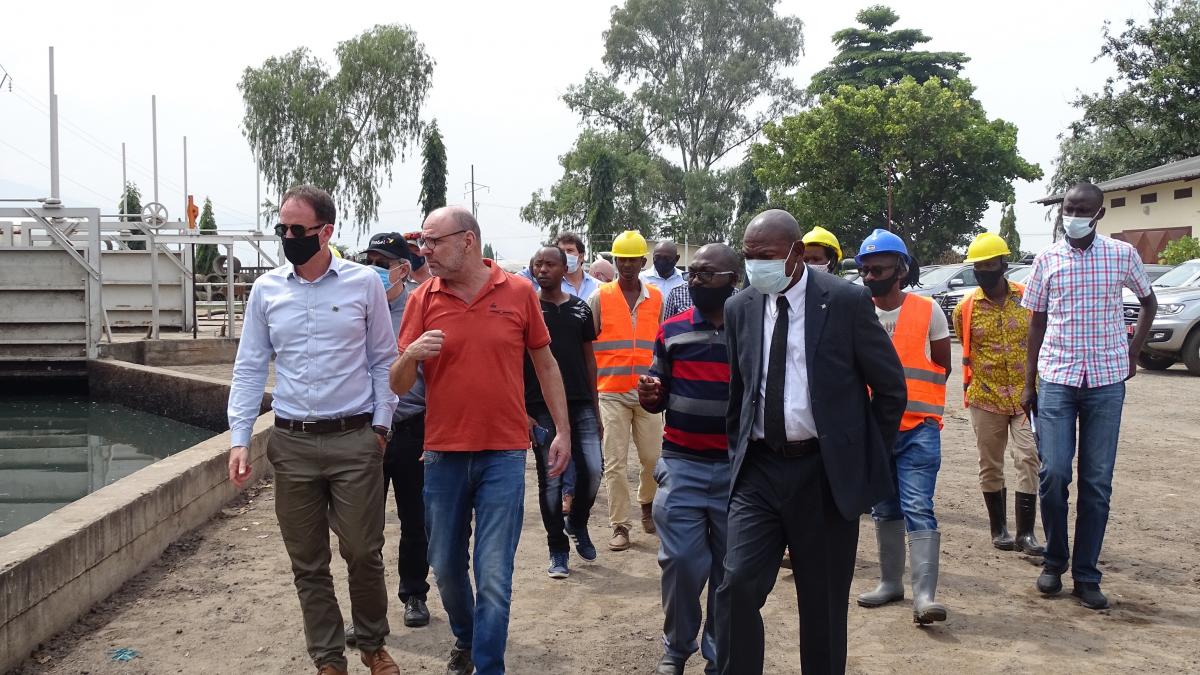 Le Directeur Général de Enabel visite le projet Lake Tanganyika Water Management