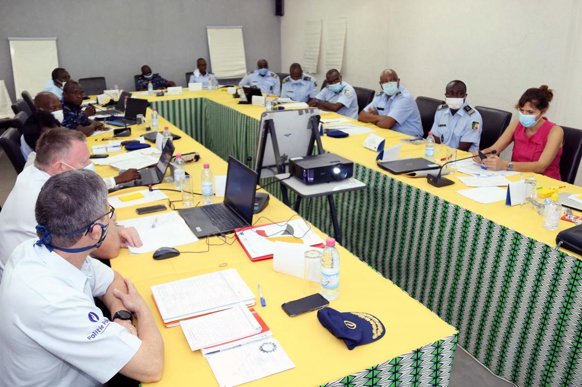 les cadres de la Direction Générale de la Police Républicaine en séminaire stratégique et formation gestion de crise « mini -Gold »