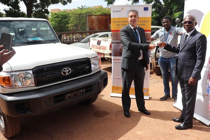 Un véhicule pour accroître les capacités d’enquête du Tribunal de Grande Instance de Bobo-Dioulasso