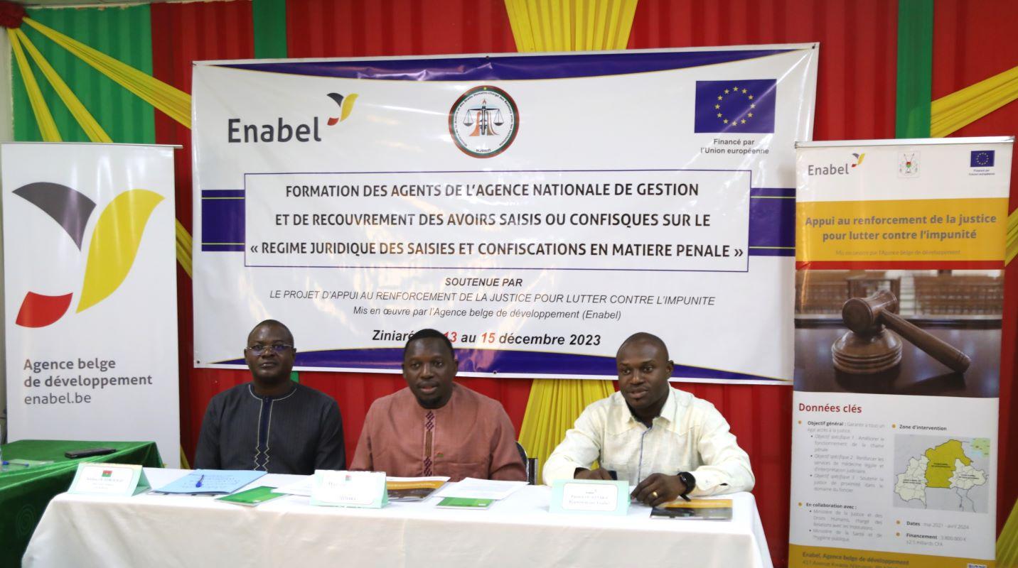 Enabel contribue au renforcement des capacités des agents de l’Agence nationale de Gestion et de Recouvrement des avoirs saisis ou confisqués (ANAGRASC)