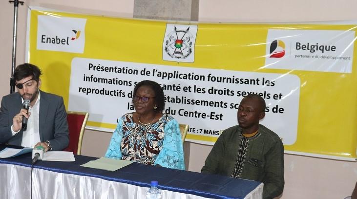 Enabel au Burkina Faso réalise pour les adolescent-e-s et jeunes, une application numérique fournissant des informations sur la santé et les droits sexuels et reproductifs