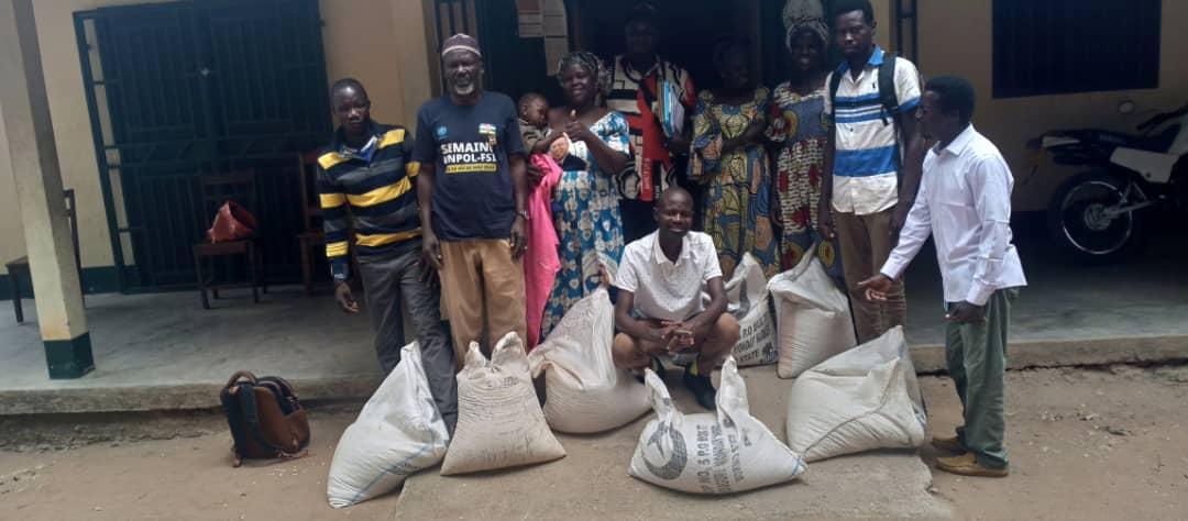 Remise de semence et de matériels de travails aux bénéficiaires de l’agropole de Bouar