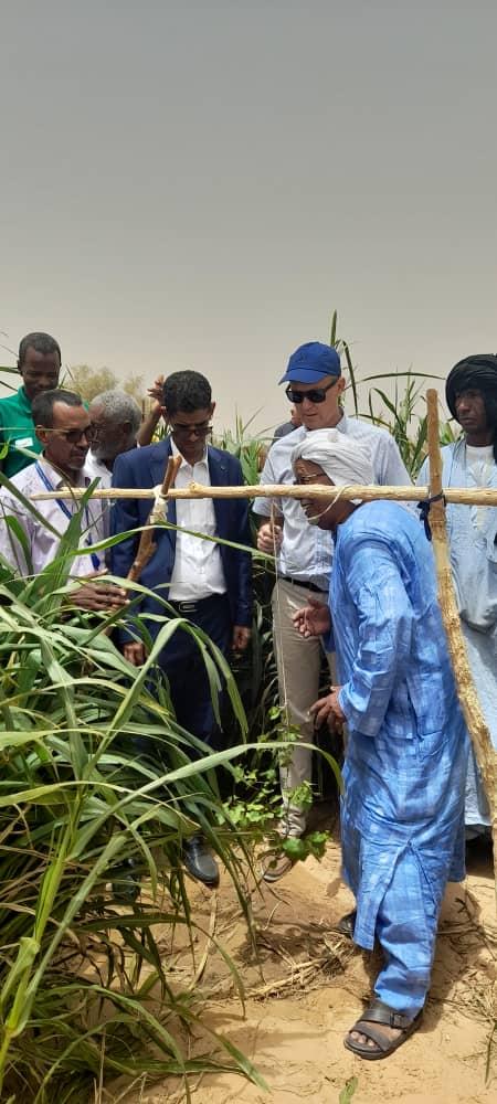 L'ambassadeur de l'Union européenne visite nos réalisations dans le sud de la Mauritanie