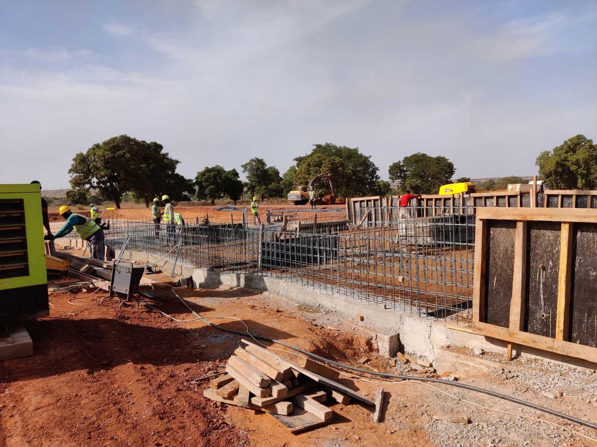 Mali: Travaux de construction de la station de traitement des boues de vidange, des avancées notoires à remarquer