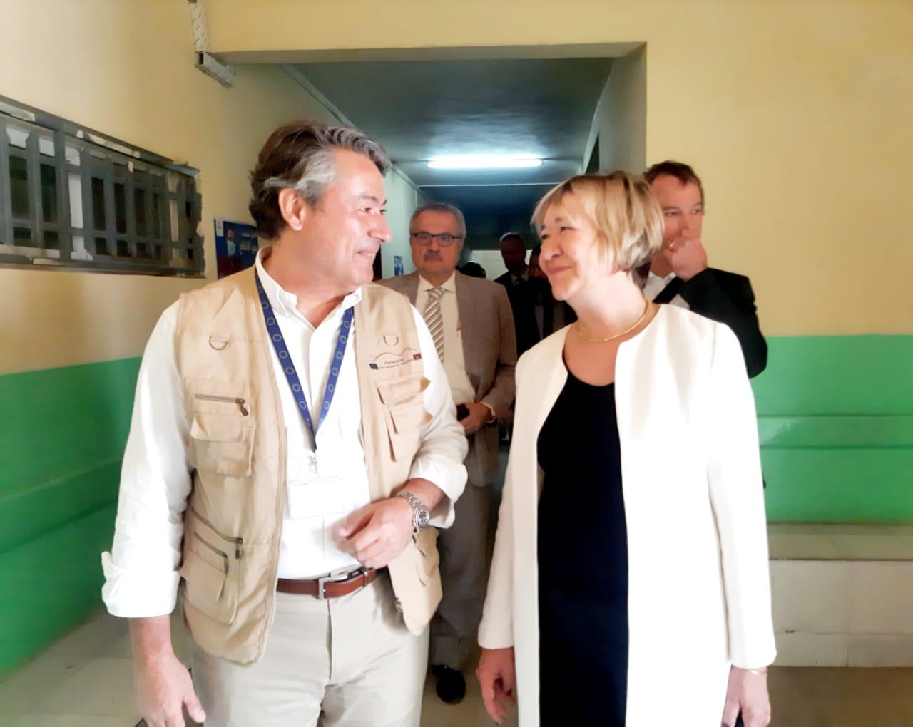 Son Excellence Madame l’Ambassadeur du Royaume de Belgique, Véronique Petit visite le Centre de Santé de Sebkha