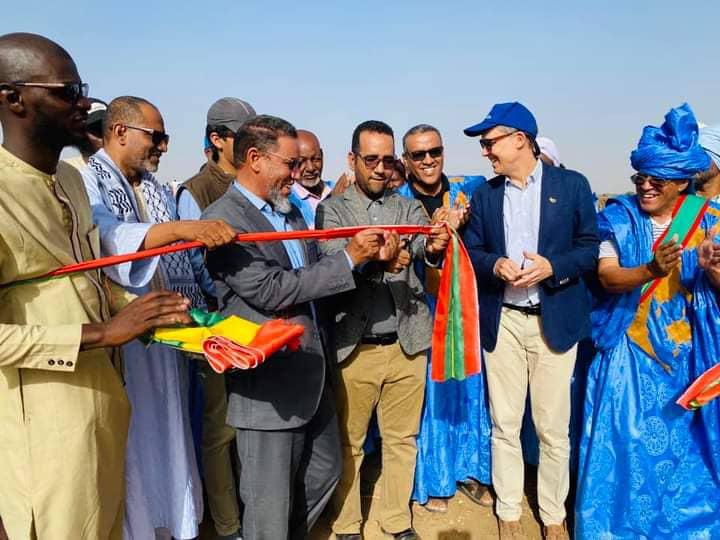 Visite de nos réalisations et inauguration du barrage de Boumessoud par l'Ambassadeur de l'Union européenne en Mauritanie