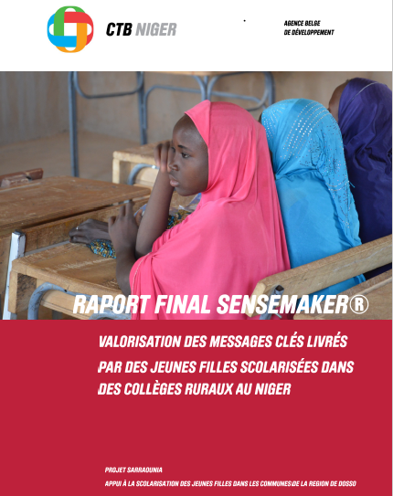 Raport Final Sensemaker: Valorisation des messages clés livrés par des jeunes filles scolarisées dans des collèges ruraux au Niger 