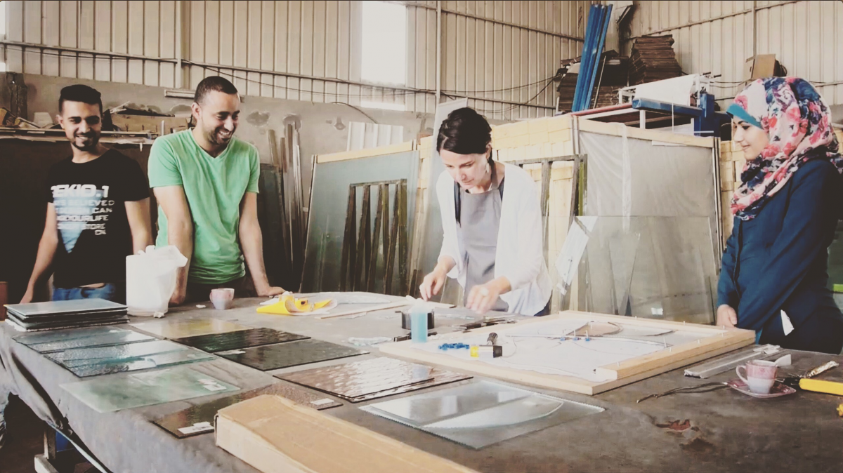 GLAZZA – Belgian Glass art comes to Gaza 