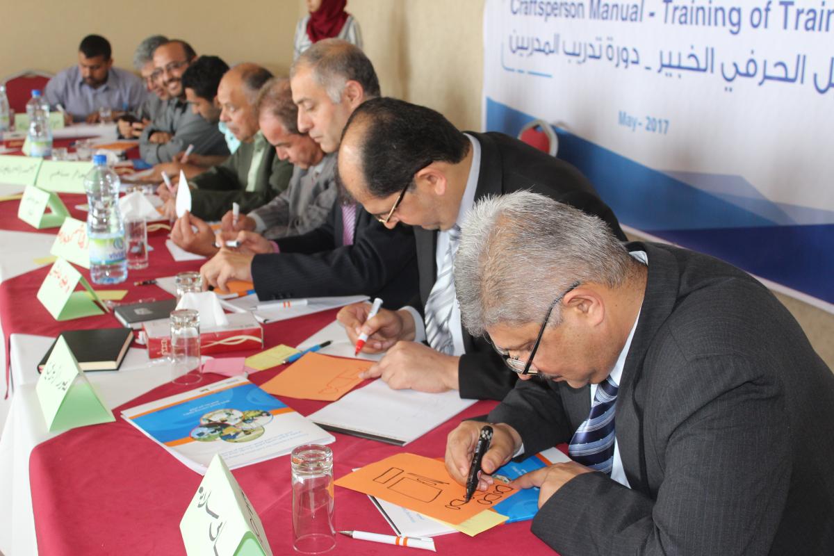 Launch of the Craftsperson Manual – Training of Trainers in the Gaza Strip