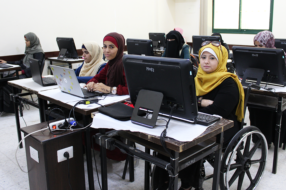 Enabel supports Gaza’s women to participate in the International Girls in ICT Day, in partnership with UCAS and UN WOMAN