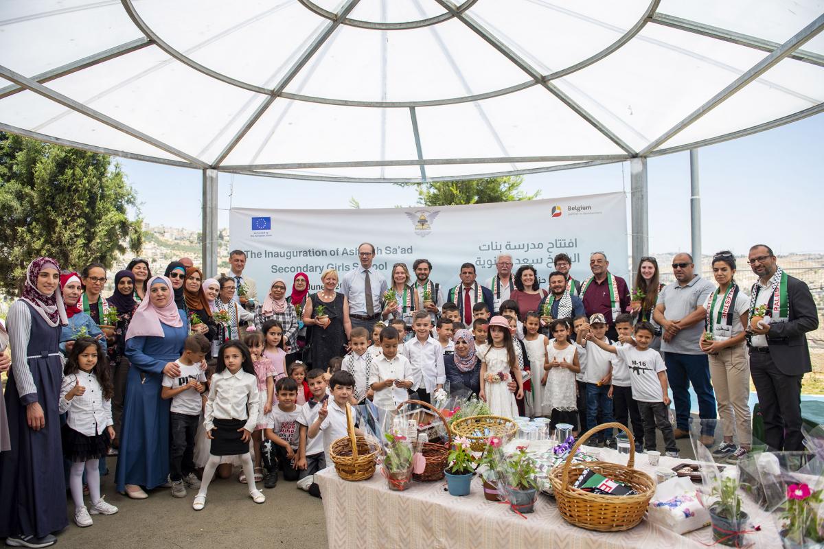 Belgium and the European Union inaugurate 15 rehabilitated schools in East Jerusalem 