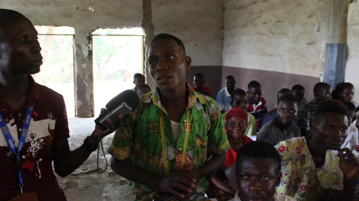 Les avantages de la réhabilitation des routes au Kwango, témoignage d'un participant à la campagne de sensibilisation sur la protection du patrimoine 