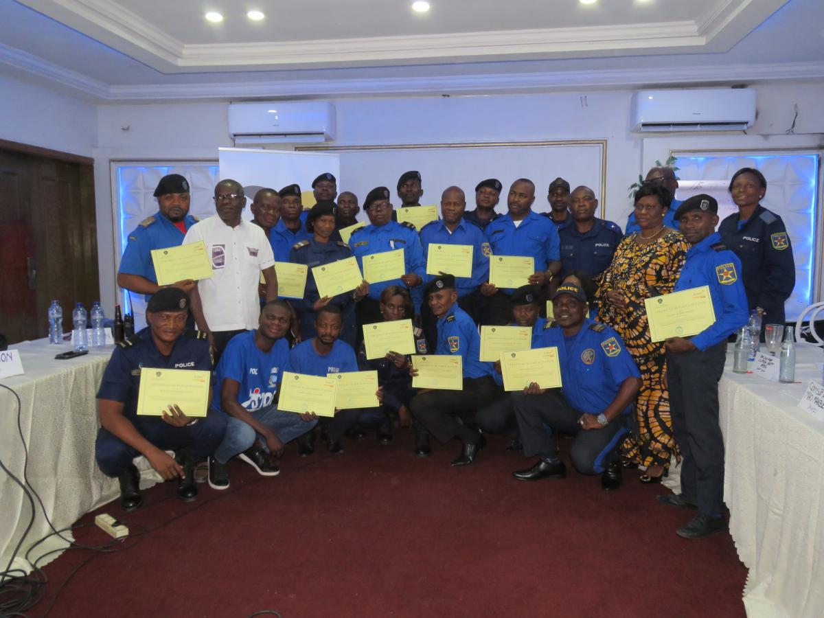 Les officiers de police judiciaire de la ville de Kinshasa en formation sur les violences basées sur le genre