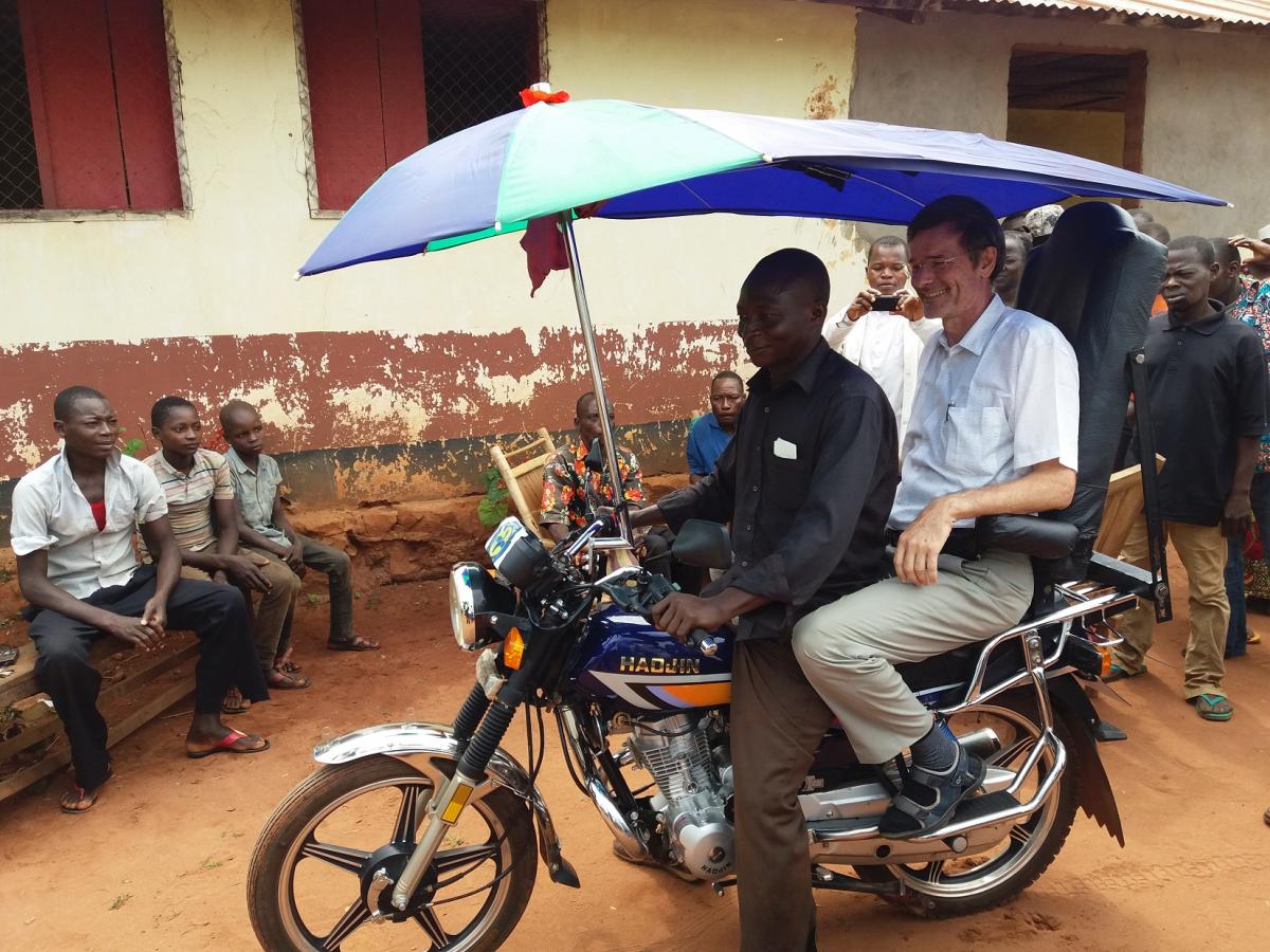 A Gemena, le premier résultat dans le cadre de la mise en place du système de transport des urgences médicales avec la participation communautaire est