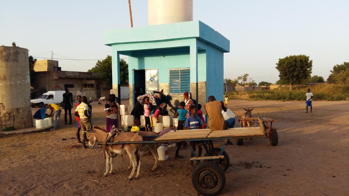 Unité de potabilisation à Sibassor, région de Kaolack