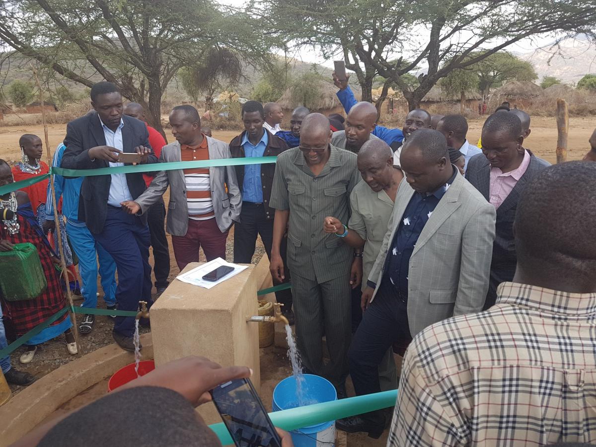 New live saving water infrastructure in Northern Tanzania