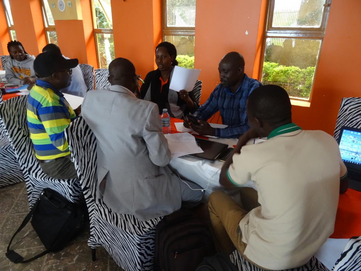 Skills Development Fund workshop with partners in Arua