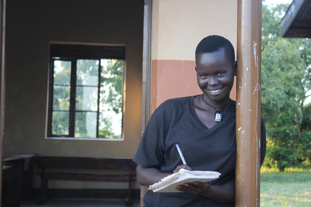 School girl aspires to become midwife to help pregnant refugee women