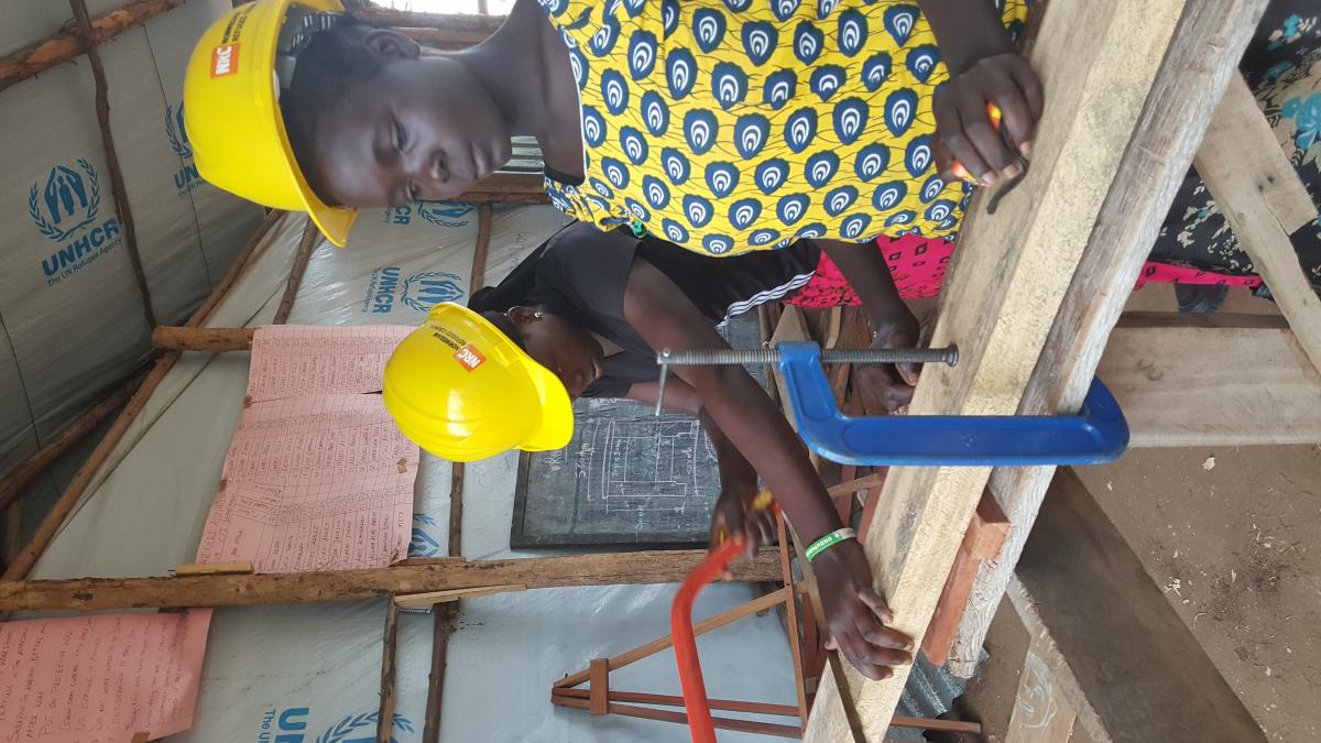 Face to face with the carpentry girls at the world’s largest refugee camp