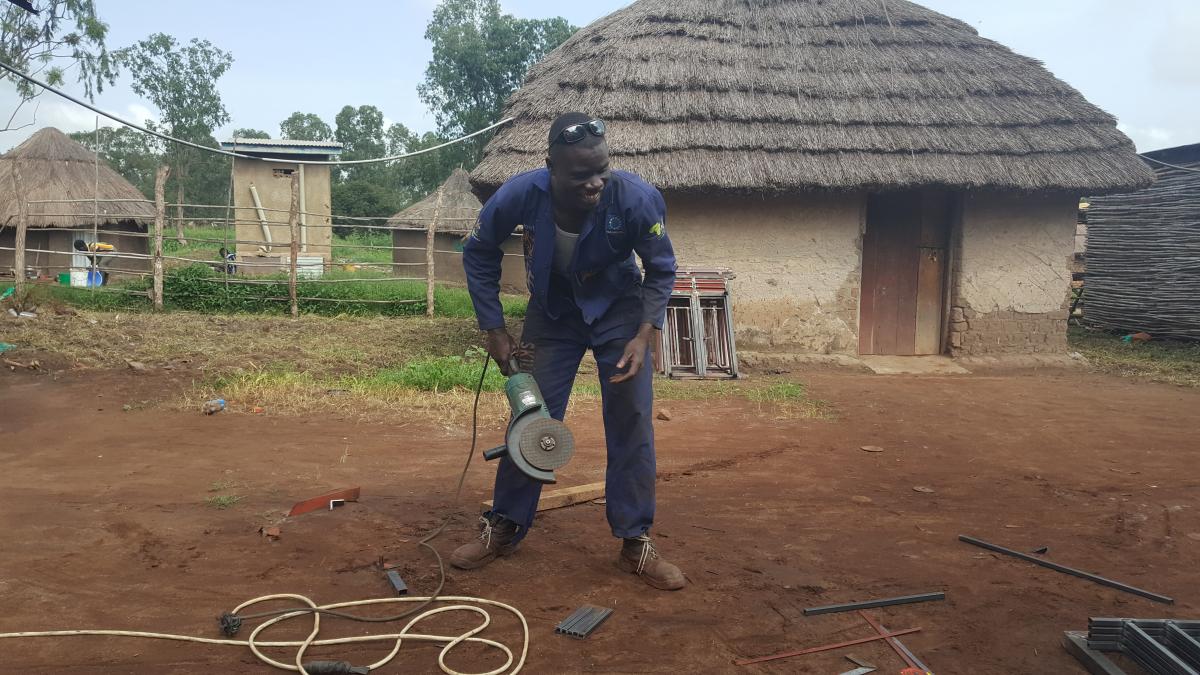 Meet Eyalu a young man who acquired skills in metal fabrication and supports his siblings and plans to employ youth.