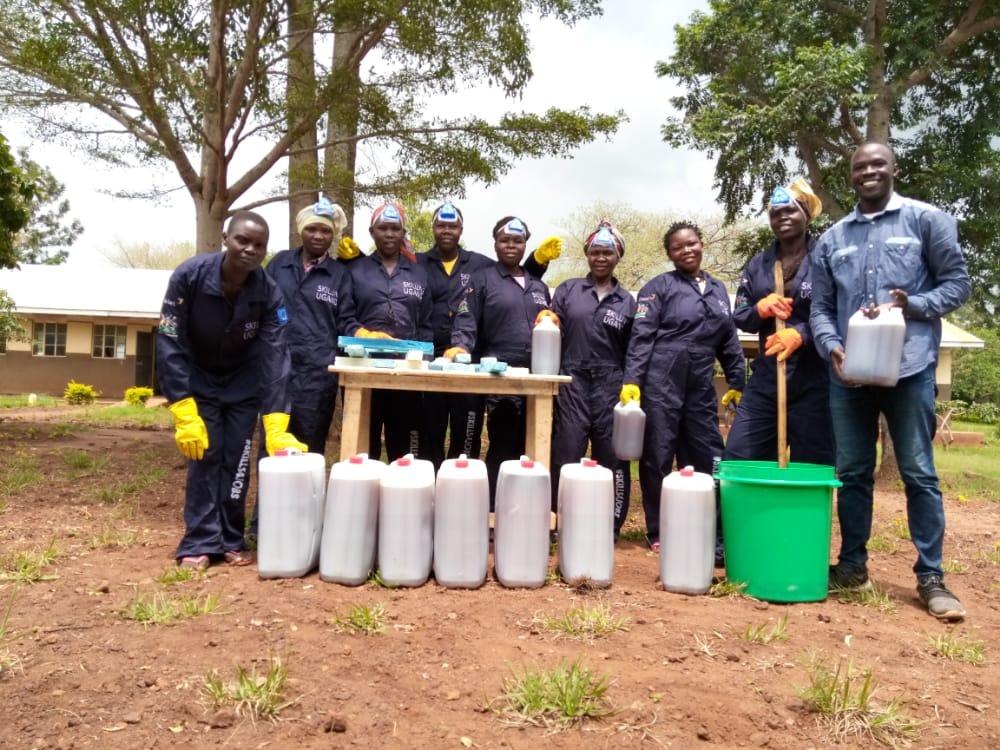 350 trainees more get skills training in West Nile, Uganda.