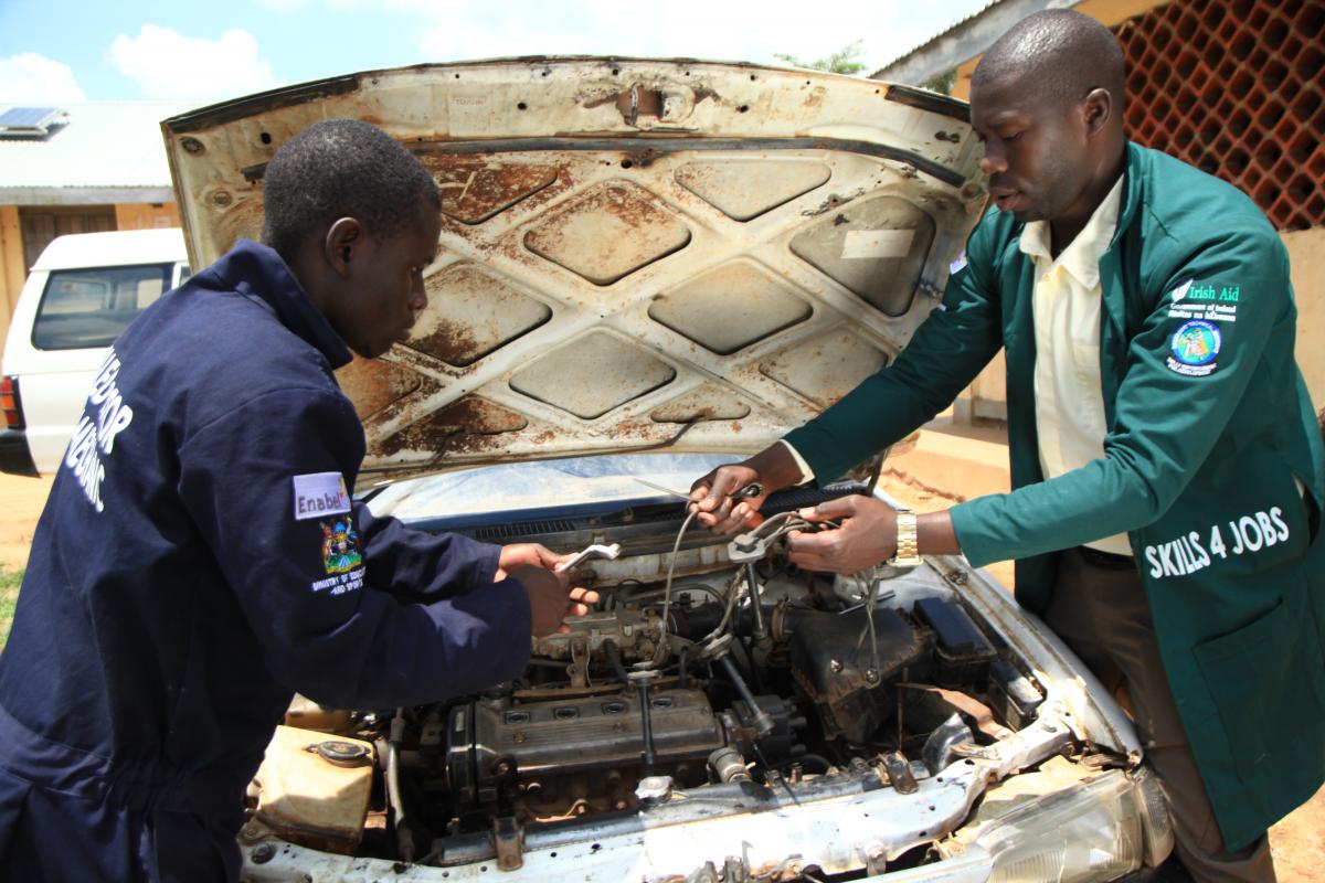 FROM STUDENT TO TEACHER – the story of Odong Andrew technical instructor in Nakapiripirit Technical institute.