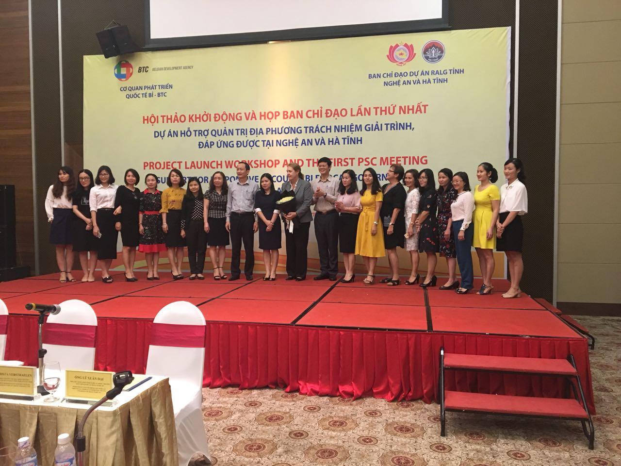 First joint project workshop and PSC in Vinh